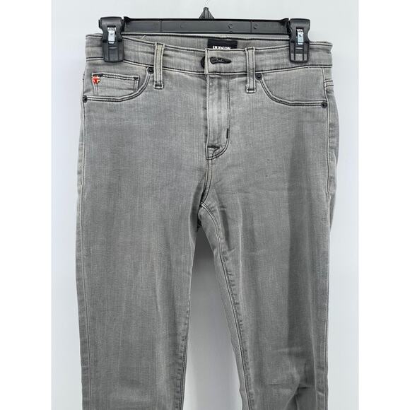 HUDSON Women's Light Gray Denim Super Skinny Midrise Natalie Jeans SZ 25 - Picture 3 of 12